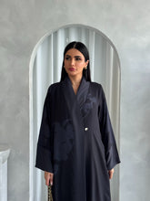 Maya Abaya Black Grey