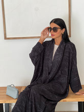 Marble Abaya Black