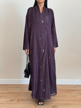 Moon Abaya in Purple