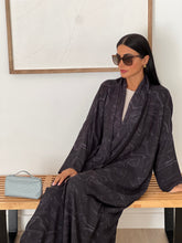 Marble Abaya Black