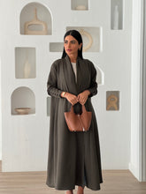 Buttoned Sleeve Abaya Olive
