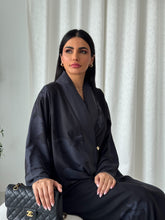 Maya Abaya Black Grey