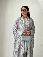 White Marble Abaya