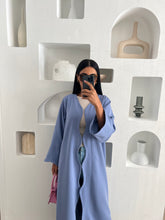 Wave Abaya in Blue