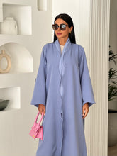 Wave Abaya in Blue