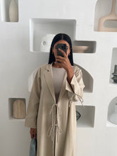 Linen Abaya Beige