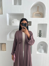 Sleek Abaya in Brown