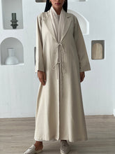 Linen Abaya Beige