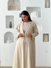 Linen Abaya Beige