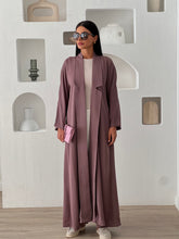 Sleek Abaya in Brown