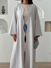 Wave Abaya in Grey