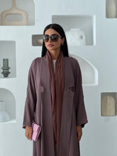 Sleek Abaya in Brown