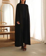Suede Abaya Black